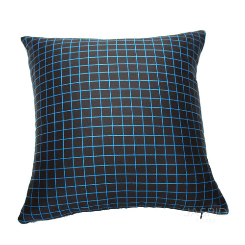 Maharam Bright Grid Scuba Pillow Jaspid studio
