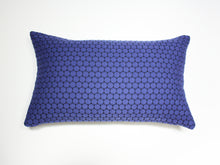 Cargar imagen en el visor de la galería, Designtex Loop to Loop Blueberry retro pillow Jaspid Studio