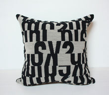 Load image into Gallery viewer, Kvadrat Letters Taupe Pillow Jaspid studio