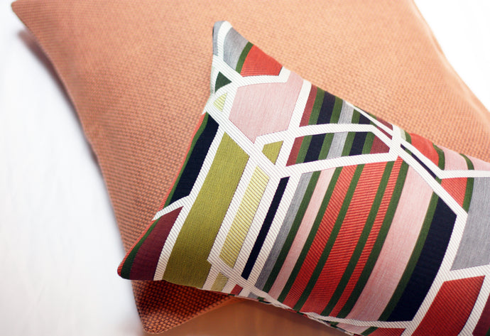 Pillows with Maharam Fabrics