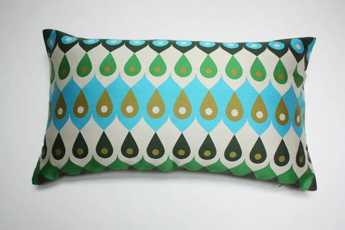 Maharam Amulet Emerald pillow