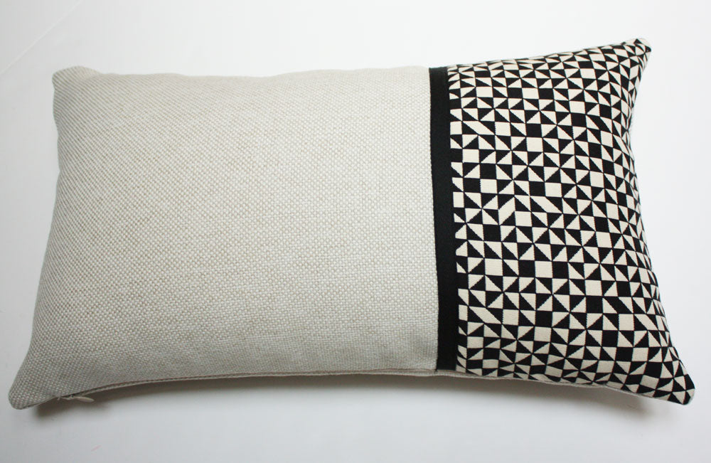 Maharam Checker Split by Alexander Girard Pillow