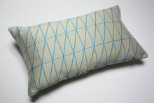 Load image into Gallery viewer, Maharam Bright Angle Cyan pillow Jaspid studio