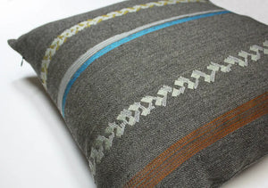 Maharam Spindle Sagebrush pillow Jaspid studio