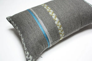 Maharam Spindle Sagebrush pillow Jaspid studio