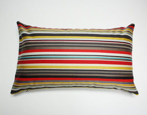 Maharam Paul Smith Ottoman Stripe Brass pillow