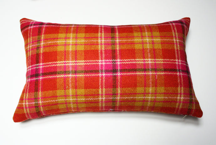Maharam plaid Sunset Pillow