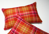 Maharam plaid Sunset Pillow Jaspid studio