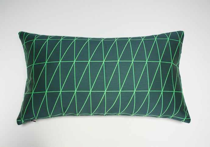 Maharam Bright Angle Evergreen Pillow Jaspid studio