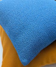 Cargar imagen en el visor de la galería, Blue and orange pillow on a white background