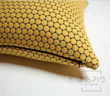 Load image into Gallery viewer, Designtex Loop to Loop Lemon drop pillow