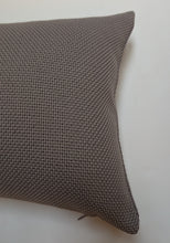 Load image into Gallery viewer, Textured brown pillow on a white background