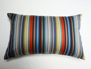 Maharam Paul Smith Ottoman Stripe Dusk Pillow Jaspid studio