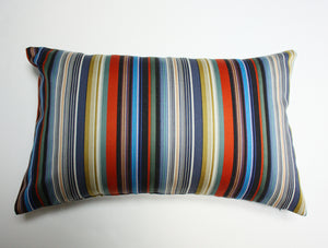 Maharam Paul Smith Ottoman Stripe Dusk Pillow