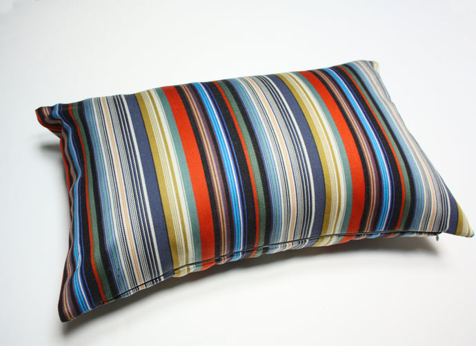 Maharam Paul Smith Ottoman Stripe Dusk Pillow