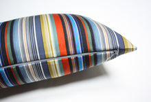 Load image into Gallery viewer, Maharam Paul Smith Ottoman Stripe Dusk Pillow