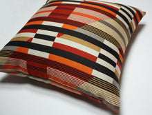 Load image into Gallery viewer, Designtex Queue Poppy geometric pillow