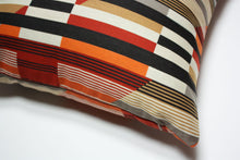 Load image into Gallery viewer, Designtex Queue Poppy geometric pillow