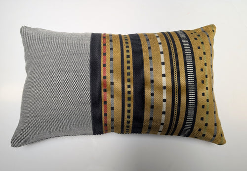 Maharam Paul Smith Point Gold and Black pillow