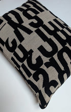 Load image into Gallery viewer, Kvadrat Letters Taupe Pillow
