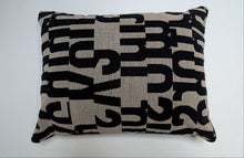 Load image into Gallery viewer, Kvadrat Letters Taupe Pillow