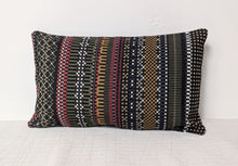 Load image into Gallery viewer, Maharam Paul Smith Point Black and Khaki pillow