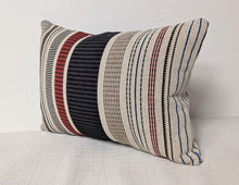 Load image into Gallery viewer, Maharam Paul Smith Point Ivory and Ember pillow