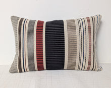 Load image into Gallery viewer, Maharam Paul Smith Point Ivory and Ember pillow