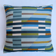 Designtex Queue Tidal geometric pillow