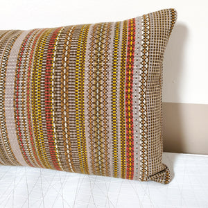 Maharam Paul Smith Point Greige and Peat pillow