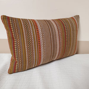 Maharam Paul Smith Point Greige and Peat pillow