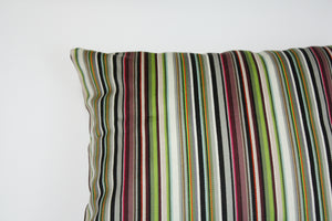 Maharam Paul Smith Modulating Stripe pillow Jaspid studio