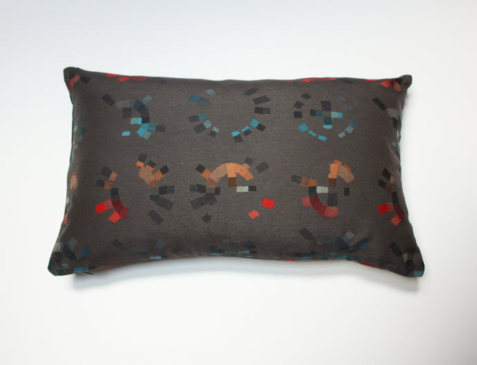 Maharam Carbon Colorwheel pillow Jaspid studio