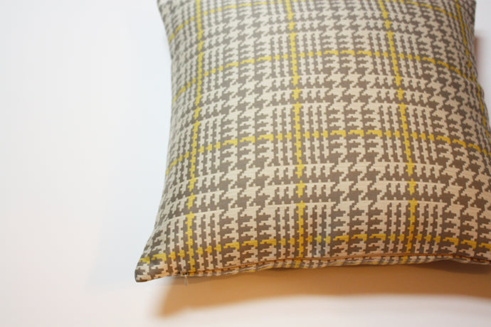 Maharam Paul Smith Houndstooth Oat pillow Jaspid studio