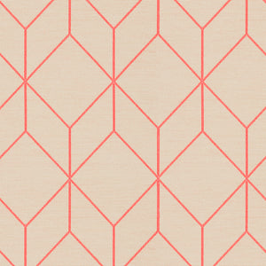 Maharam Bright Cube Coral Pillow