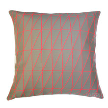 Load image into Gallery viewer, Maharam Bright Angle Flamingo Pillow Jaspid studio