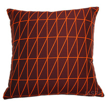 Load image into Gallery viewer, Maharam Bright Angle Tangerine Pillow Jaspid studio