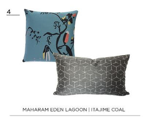 Maharam Eden lagoon pillow
