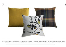 Load image into Gallery viewer, Maharam Paul Smith Exaggerated Plaid pillow