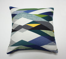 Cargar imagen en el visor de la galería, Designtex sunbrella Angle Blueprint pillow
