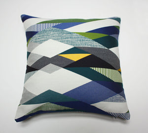 Designtex sunbrella Angle Blueprint pillow Jaspid Studio