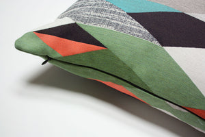 Designtex sunbrella Angle cityscape pillow