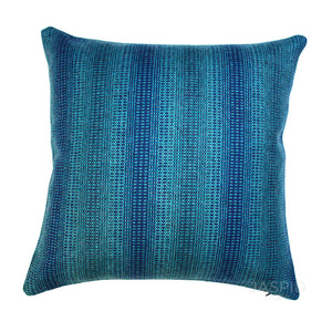 Maharam Wool Striae Aqua Pillow Jaspid studio