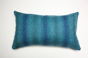 Maharam Wool Striae Aqua Pillow Jaspid studio