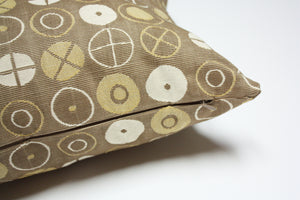 Maharam Charles & Ray Eames Circle Khaki pillow