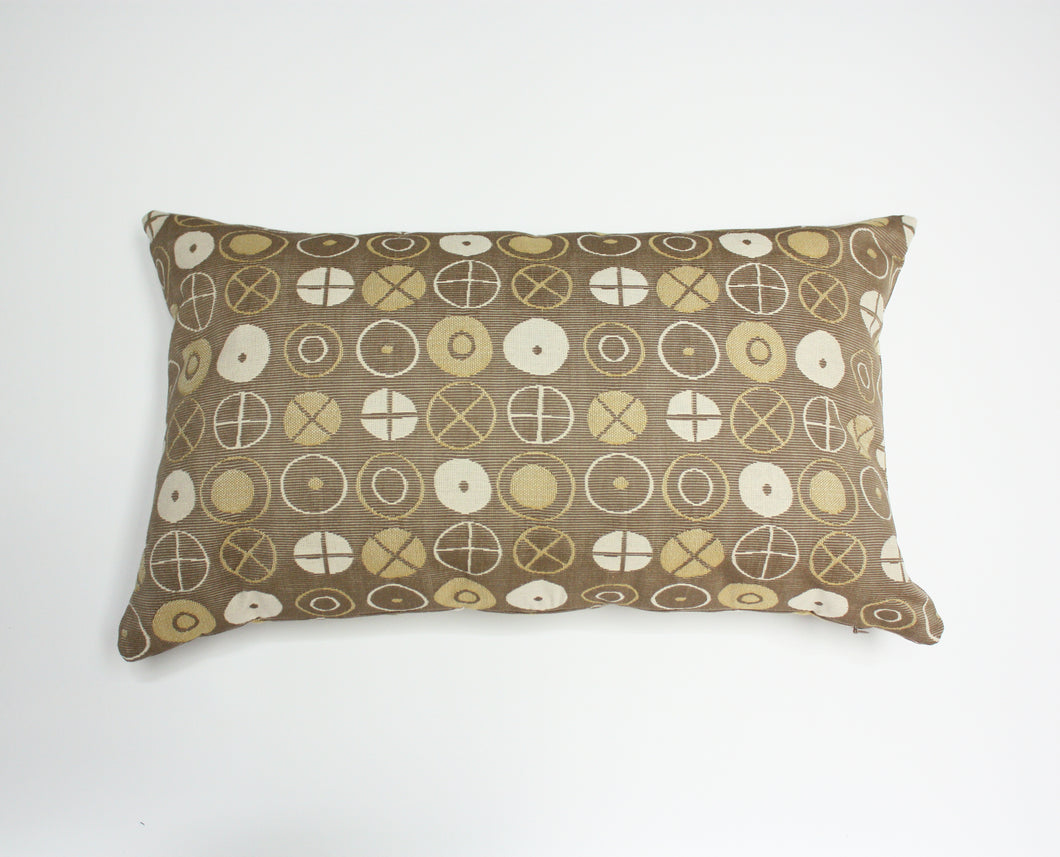 Maharam Charles & Ray Eames Circle Khaki pillow Jaspid studio