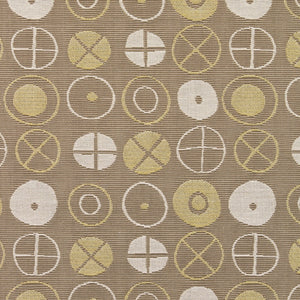 Maharam Charles & Ray Eames Circle Khaki pillow Jaspid studio