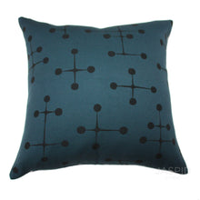 Load image into Gallery viewer, Maharam Charles &amp; Ray Eames Dot pattern Navy pillow