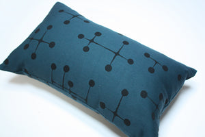 Maharam Charles & Ray Eames Dot pattern Navy pillow