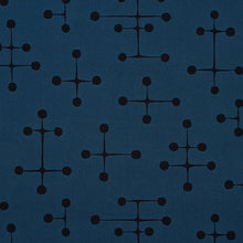 Cargar imagen en el visor de la galería, Maharam Charles &amp; Ray Eames Dot pattern Navy pillow